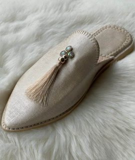 Marocaine Style Muiltjes Crème