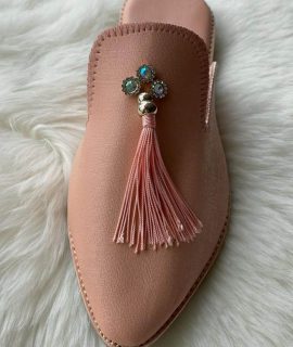 Marocaine Style Muiltjes Zalm