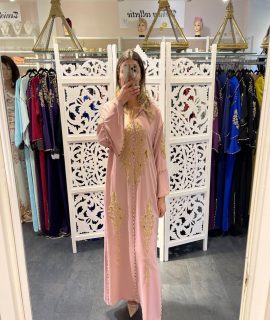 Jellaba Plofmouwtjes Nude Roze