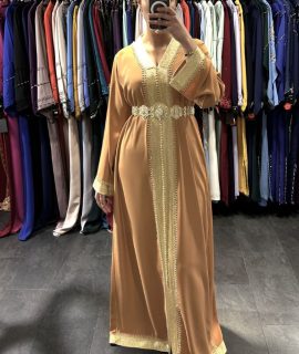 Kaftan L’mrama Pastel Oranje