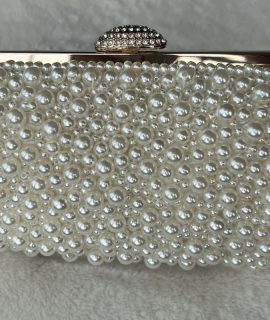 Parel Clutch Goud