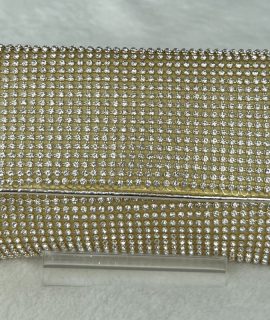 Strass Clutch Goud