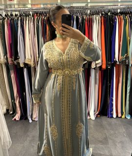 Timeless Kaftan Lichtgroen