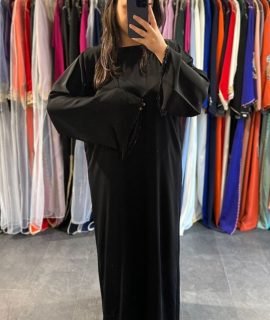 Black Crown Abaya